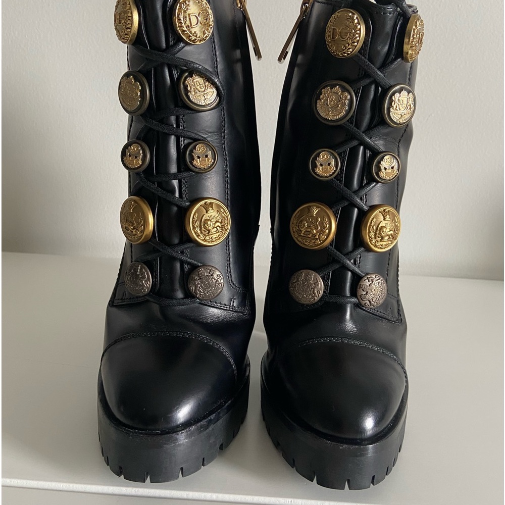 Dolce & Gabbana high heels combat boots - Picture 5 of 7